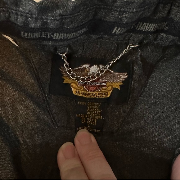Harley Davidson Button Up Long Sleeve Shirt - Picture 4 of 7